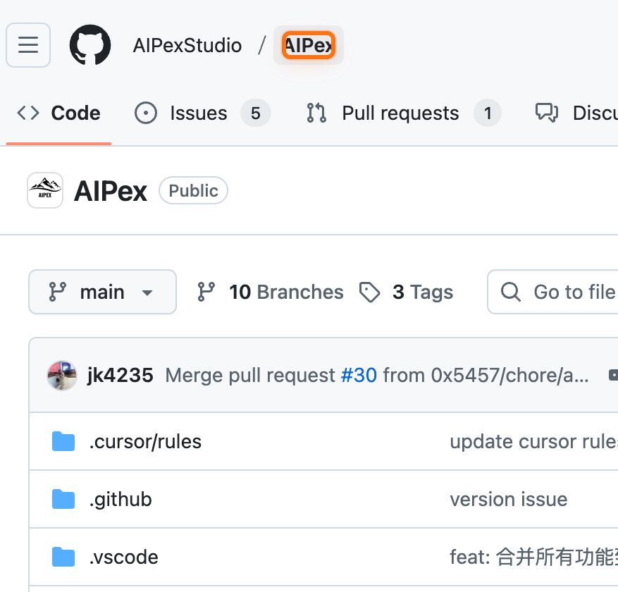 Navigate to AIPex Repository