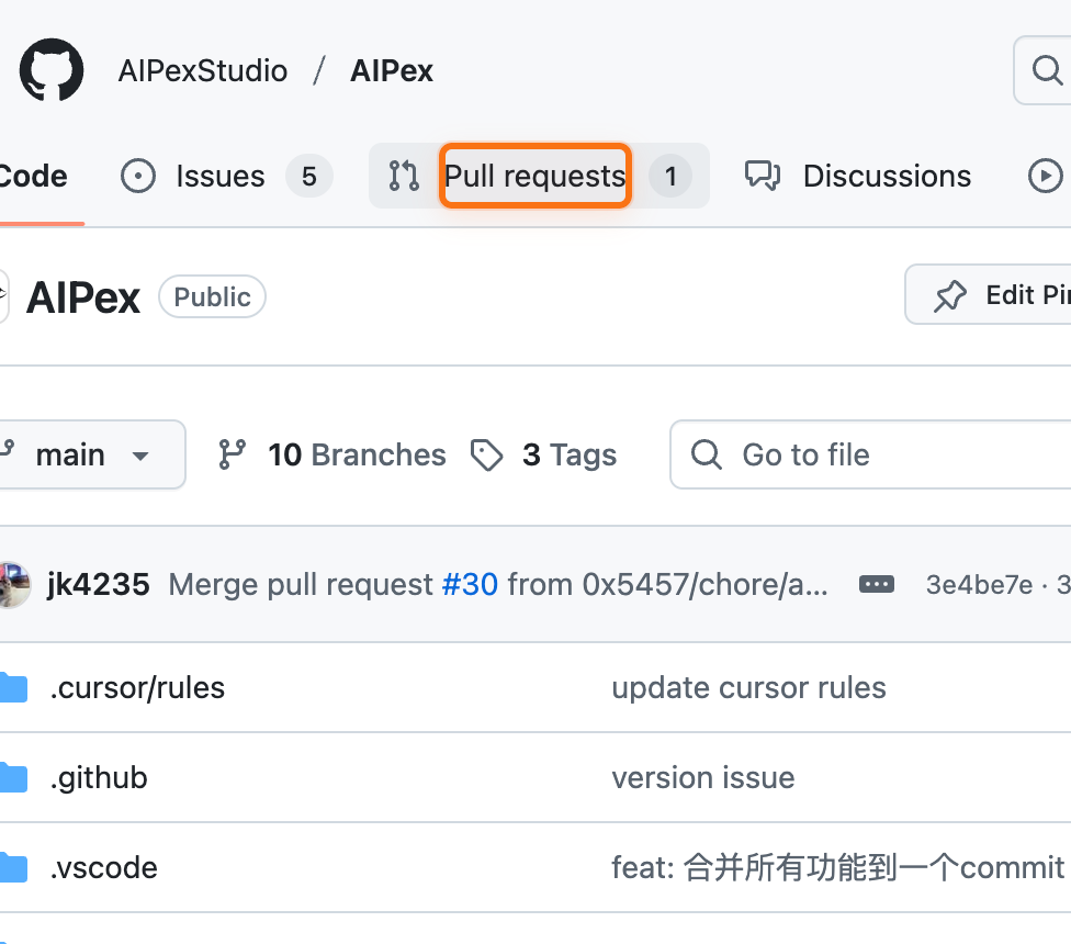 View Pull Requests