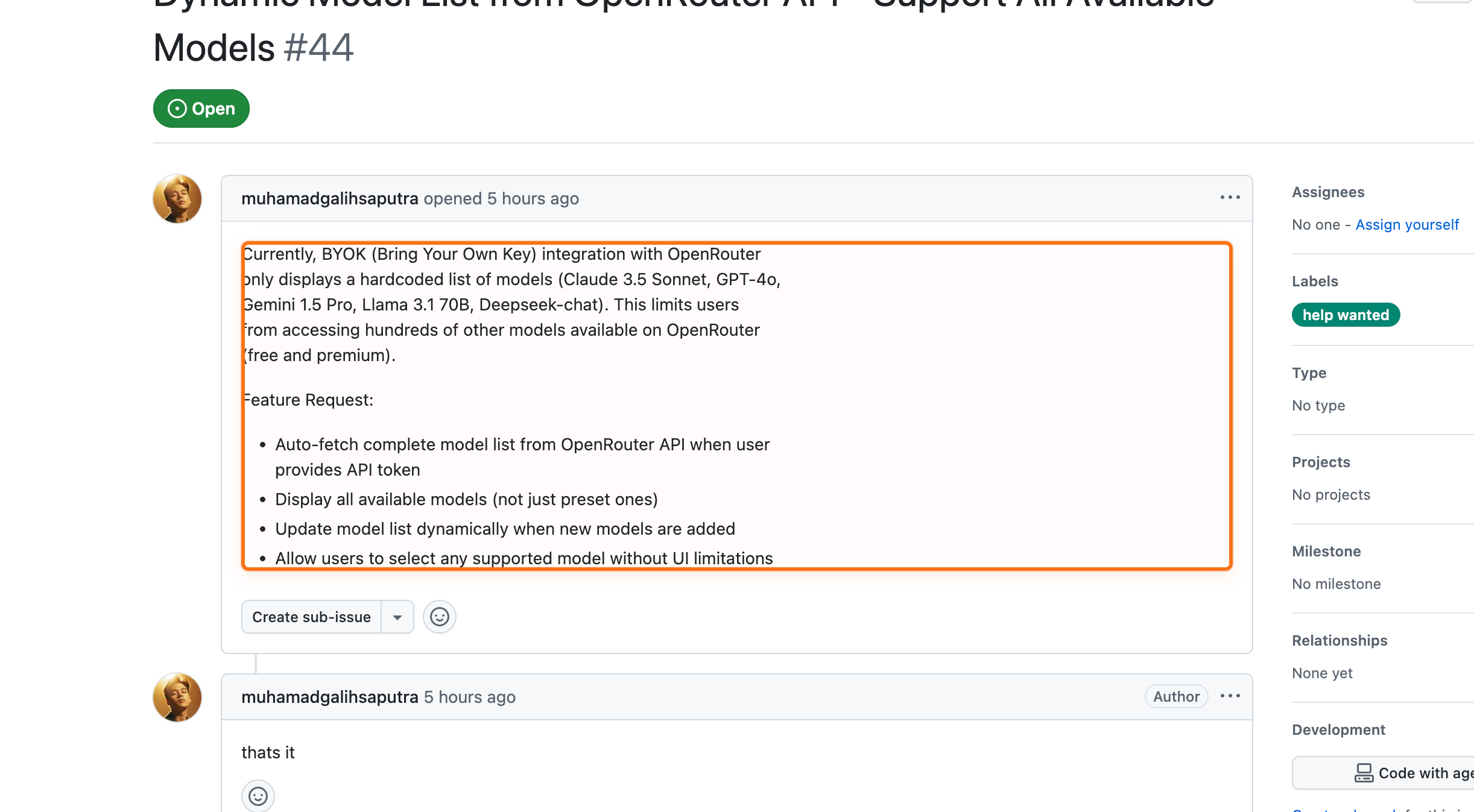 Currently, BYOK (Bring Your Ow